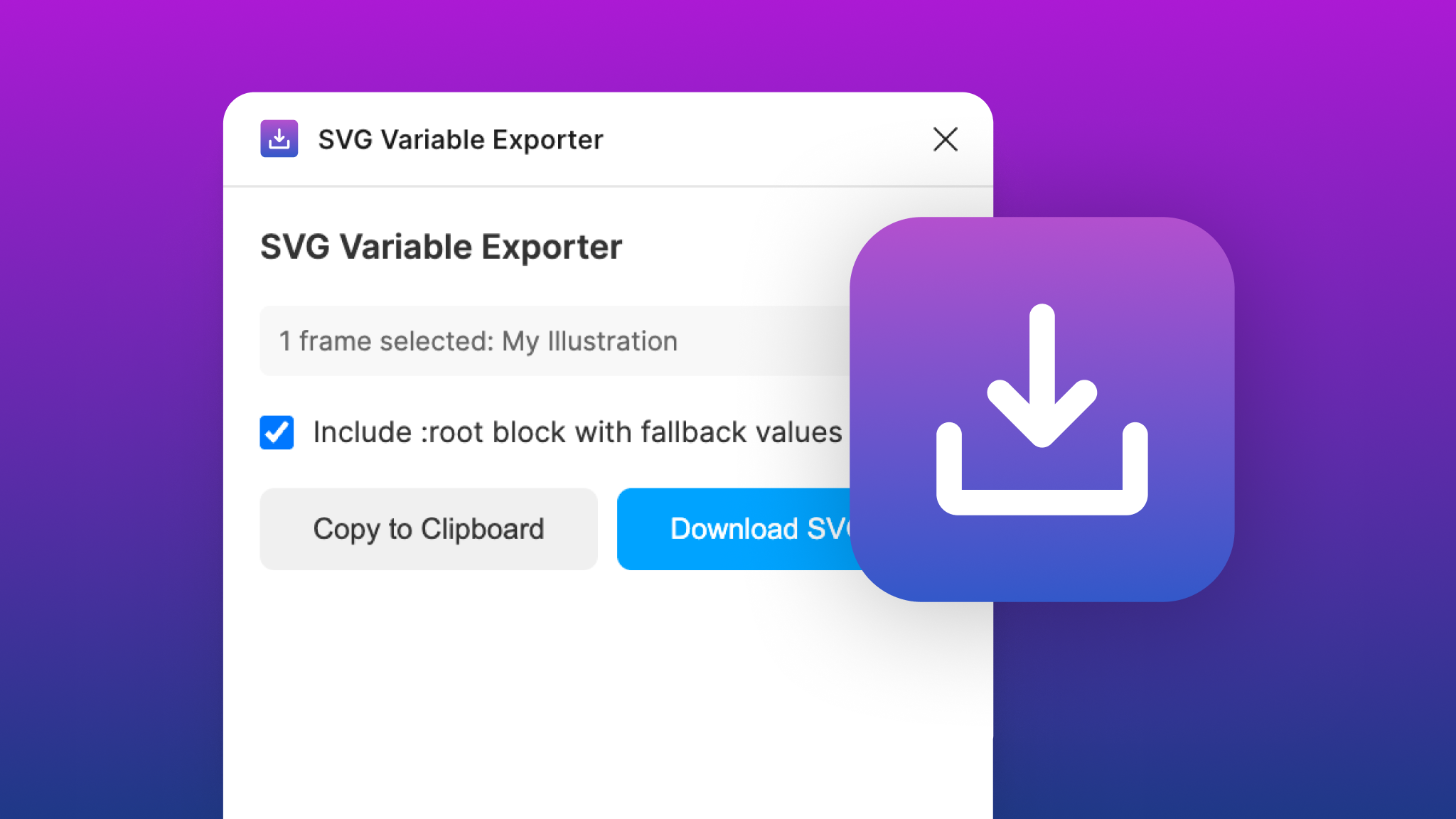 SVG Variable Exporter